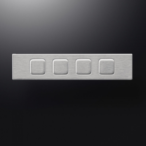 Numeric Module Keypad 4 Keys Free Customizable Layout Function Display Key Metal Numeric Keypad 4 ...